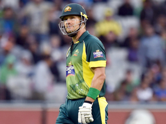 according to new skipper steve smith shane watson felt hamstring tightness while bowling in the nets in hobart yesterday photo afp
