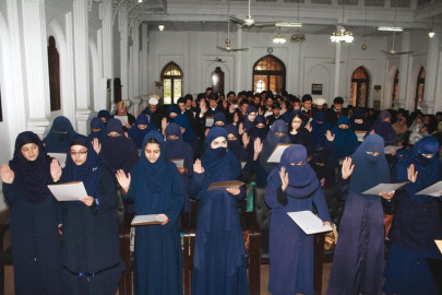 for academic progress students senate takes oath at islamia college