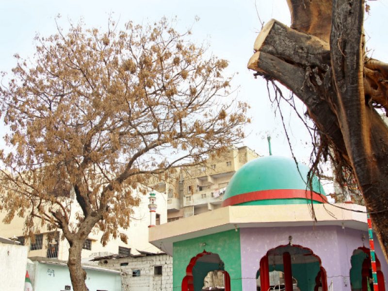 the shrine belongs to hazrat usman shah baba who died rajab 28 1293 photo aysha saleem express