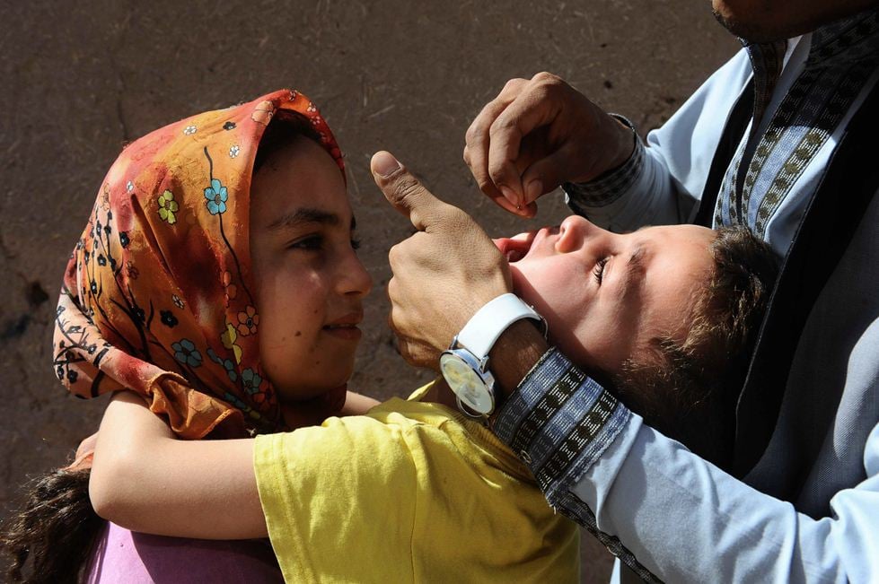 around 3 3m children to be vaccinated in 14 areas which constitute 88 per cent of the 303 cases recorded in 2014 photo afp