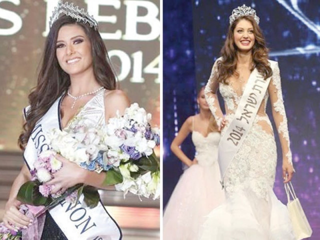 miss israel and miss lebanon have both given conflicting statements regarding the controversial selfie photos file miss israel and miss lebanon have both given conflicting statements regarding the controversial selfie photos file