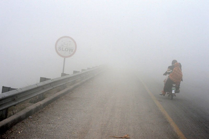 motorway police urge care during fog