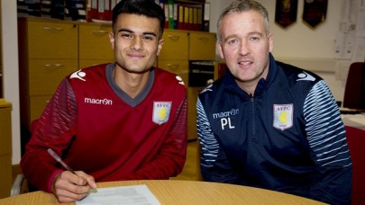 british pakistani signs two year contract with aston villa