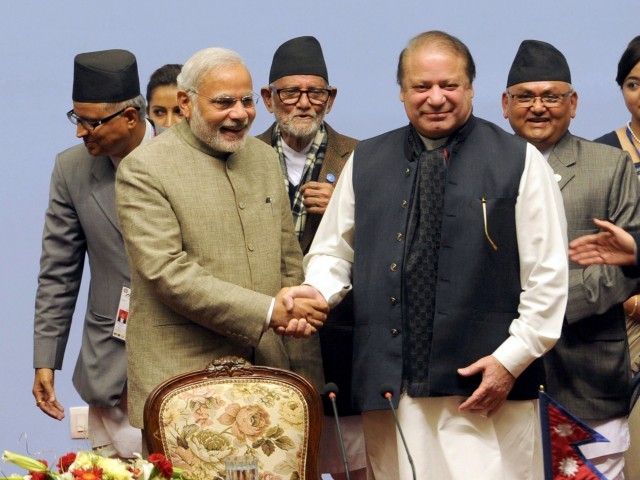 felicitating modi and people of india on their 66th on behalf of people and government of pakistan nawaz said it is our sincere wish to forge relations between our two countries photo afp