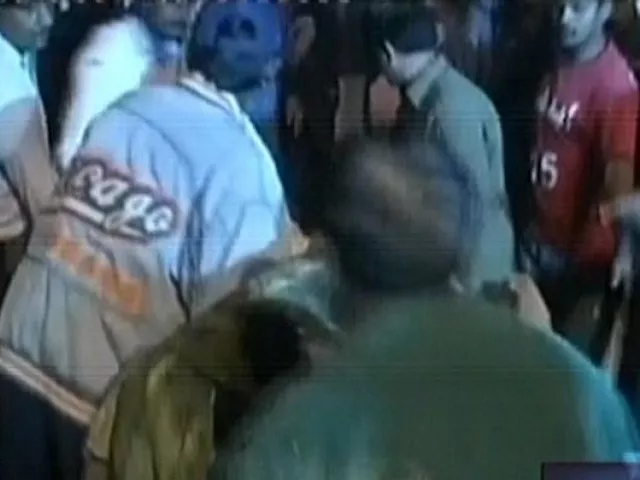 express news screen grab of people rescuing the injured after the cracker attack express news screen grab of people rescuing the injured after the cracker attack