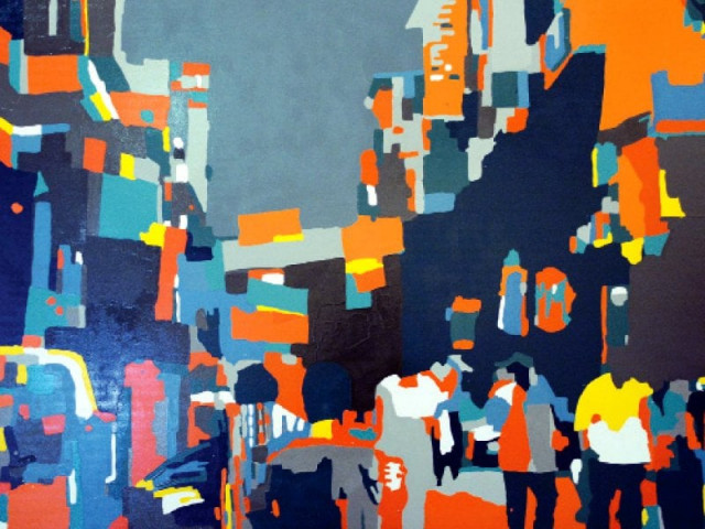 the paintings draw the viewer in for their loose fluid effect and visual balance photo huma choudhary express the paintings draw the viewer in for their loose fluid effect and visual balance photo huma choudhary express