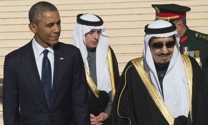 obama lands in saudi arabia for talks with new king