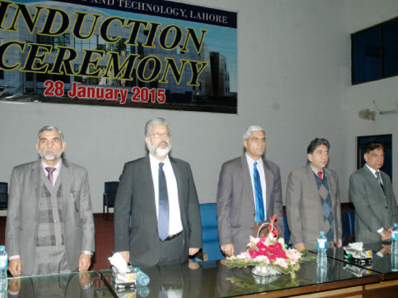 faculty and hec officials attended the ceremony photo abid nawaz express
