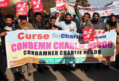 out on streets teachers protest against caricatures