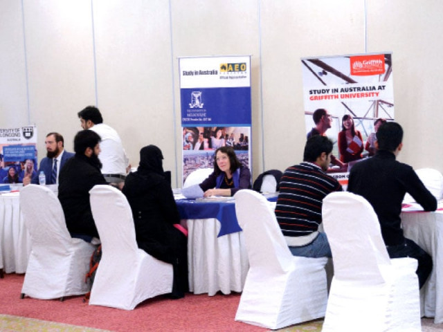 event featured number of universities colleges from down under photo huma choudhary express event featured number of universities colleges from down under photo huma choudhary express