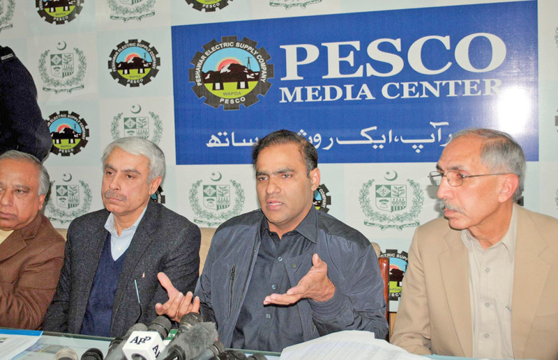 minister of state for water and power abid sher ali addresses journalists photo ppi