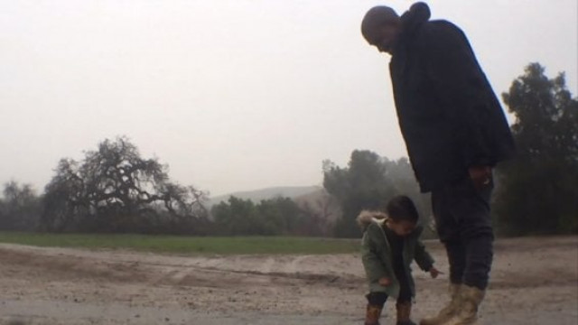 kanye west with his daughter north in this screenshot from the video for his song 039 only one 039 kanye west with his daughter north in this screenshot from the video for his song 039 only one 039