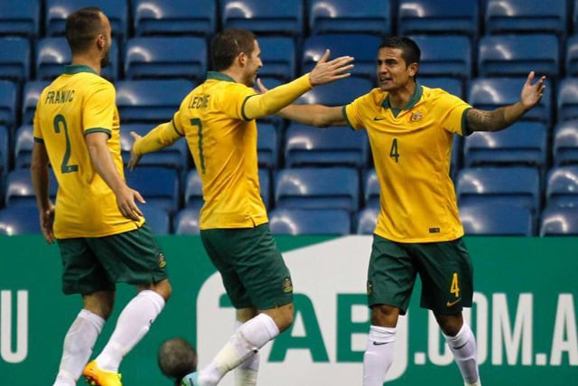 cahill has netted three times so far for the aussies including a venomous overhead kick in the quarter final win over china photo afp cahill has netted three times so far for the aussies including a venomous overhead kick in the quarter final win over china photo afp