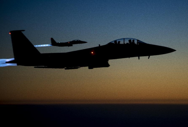 this us air forces central command photo released by the defense video amp imagery distribution system shows a pair of us air force f 15e strike eagles flying over northern iraq early on september 23 2014 after conducting airstrikes photo afp this us air forces central command photo released by the defense video amp imagery distribution system shows a pair of us air force f 15e strike eagles flying over northern iraq early on september 23 2014 after conducting airstrikes photo afp