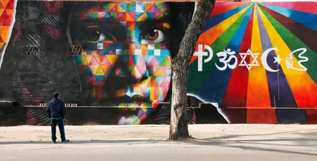 quot peace quot mural by eduardo kobra in rome italy photo community malala org quot peace quot mural by eduardo kobra in rome italy photo community malala org