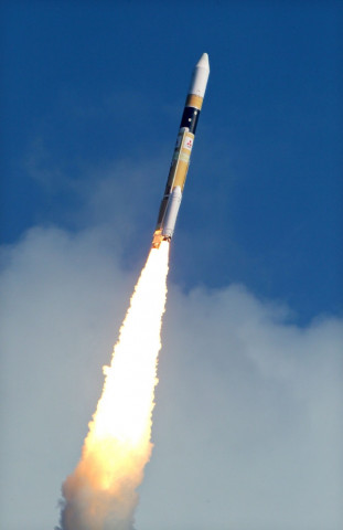 the launch at 10 21 am 0121 gmt on sunday was successful jaxa and mitsubishi heavy said photo afp the launch at 10 21 am 0121 gmt on sunday was successful jaxa and mitsubishi heavy said photo afp