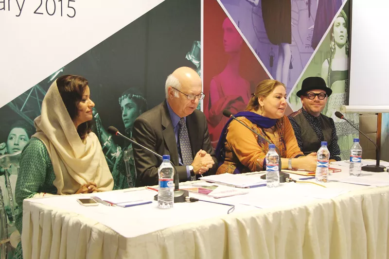 peter upton country director british council pakistan rabiya javeri secretary trade and development authority of pakistan nafisa shah mna pakistan and craig speller an entrepreneur gave statements photo credits aysha saleem express peter upton country director british council pakistan rabiya javeri secretary trade and development authority of pakistan nafisa shah mna pakistan and craig speller an entrepreneur gave statements photo credits aysha saleem express