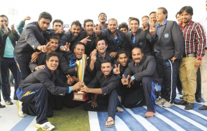 president s cup gold league sbp crowned champions with a narrow two wicket win over nbp