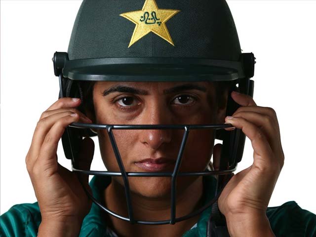 sana mir poses during the pakistan portraits session ahead of the icc women 039 s world t20 2018 tournament photo getty