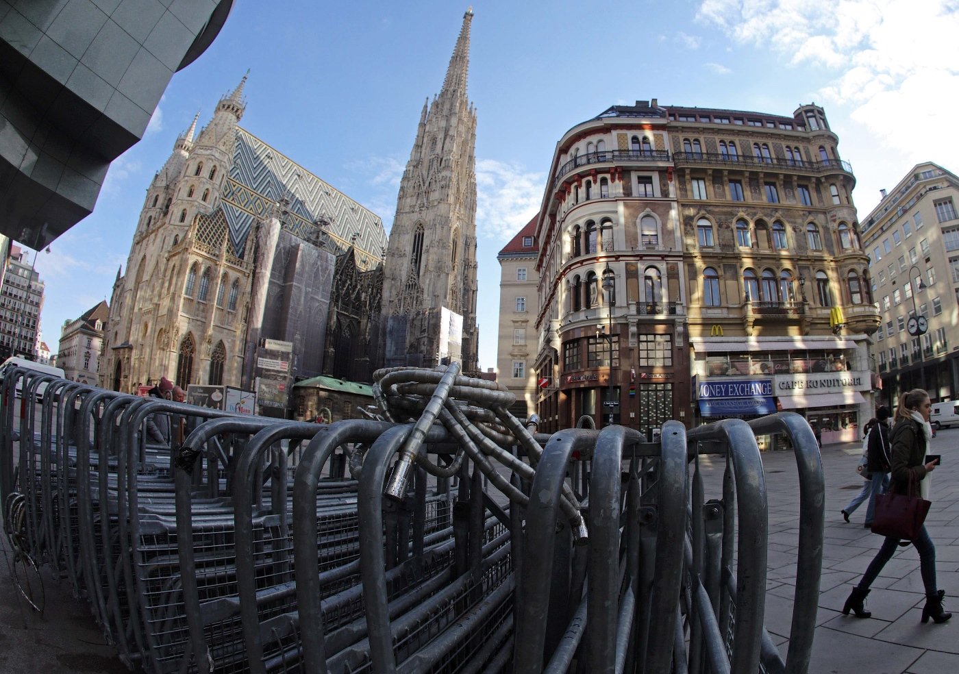 police barriers stand prepared in front of st stephen 039 s cathedral ahead of the first austrian demonstration of the movement of patriotic europeans against the islamisation of the west pegida in vienna february 2 2015 photo reuters