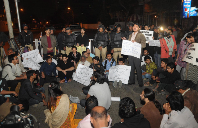 civil society demanded that it was time for the chief minister and rangers dg to hand in their resignations photo mohammad noman express civil society demanded that it was time for the chief minister and rangers dg to hand in their resignations photo mohammad noman express