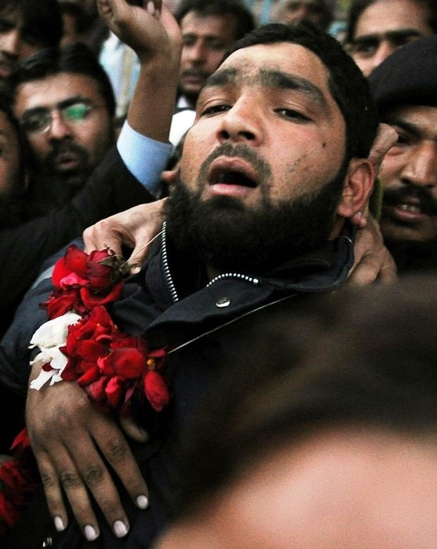 qadri had filed an appeal challenging the death sentence awarded by the anti terrorism court photo afp