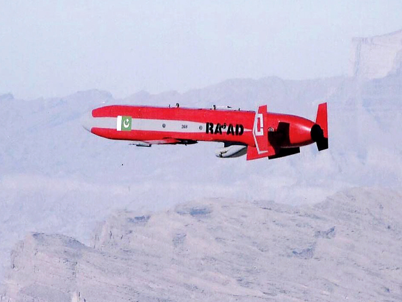 pakistan conducted successful flight test of indigenously developed air launched cruise missile alcm named ra ad photo app