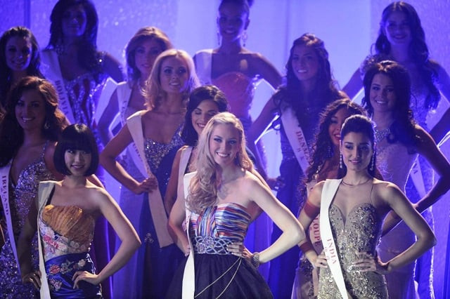 file photo of competitors in the 2011 miss world final parade on stage photo reuters