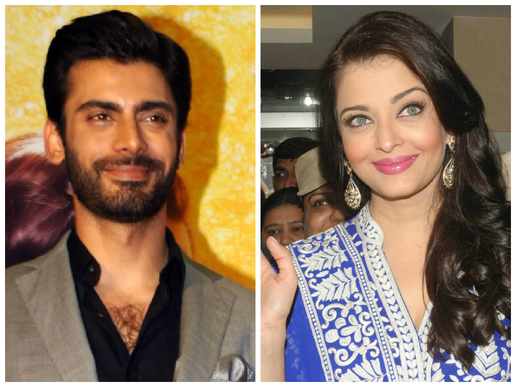 actors fawad khan and aishwarya rai bachchan photos afp