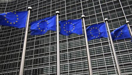 european union flags fly in front of the european commission headquarters in brussels photo reuters