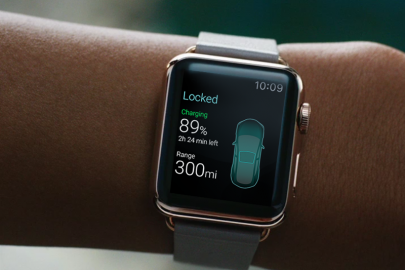 fancy controlling your tesla car from your wrist