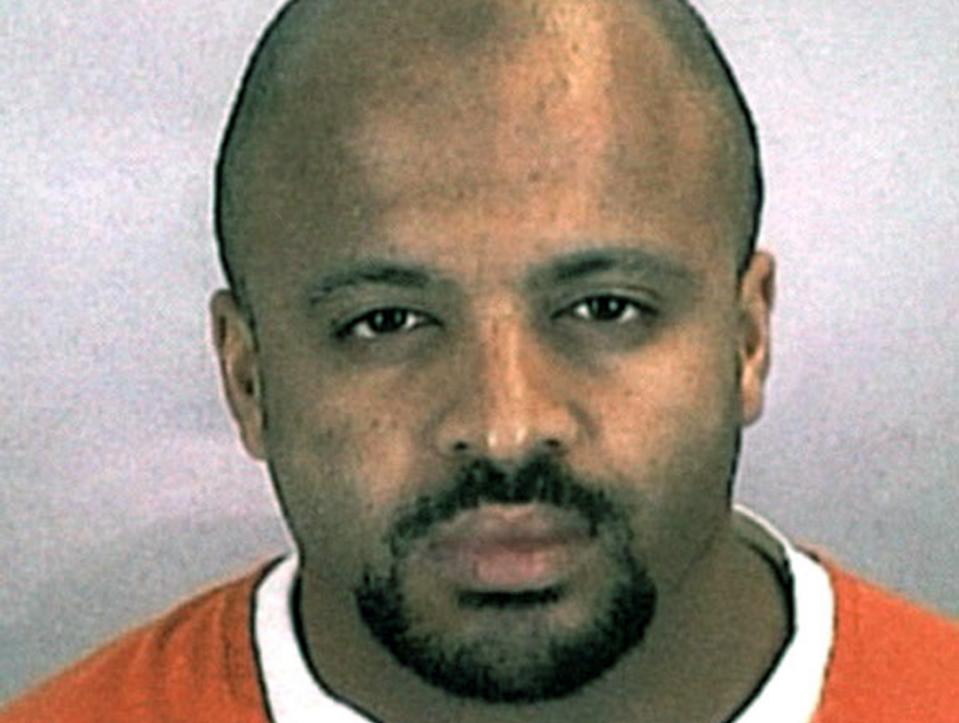 zacarias moussaoui an inmate at a colorado prison is shown in this undated police photograph photo reuters