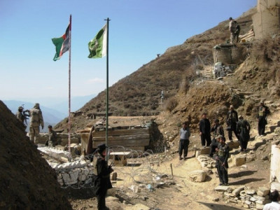 afghan troops fight insurgents near pakistan border 18 killed