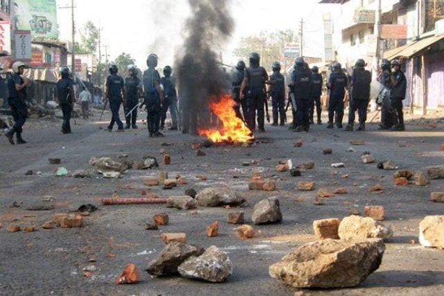 officers shot dead a protester in the capital dhaka photo afp officers shot dead a protester in the capital dhaka photo afp