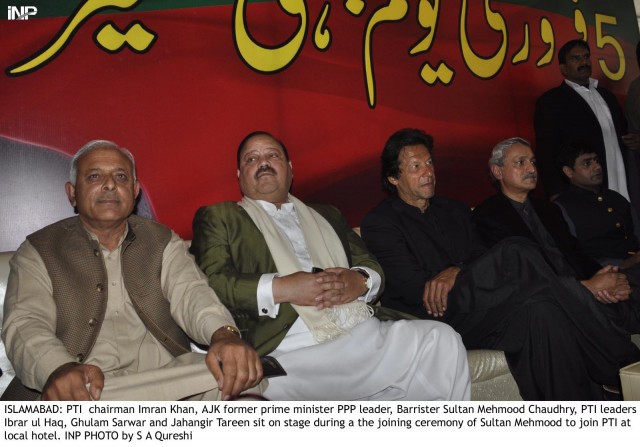 imran khan sits with barrister sultan mehmood and other party leaders in islamabad at a conference organised to mark the kashmir solidarity day on thursday february 5 2015 imran khan sits with barrister sultan mehmood and other party leaders in islamabad at a conference organised to mark the kashmir solidarity day on thursday february 5 2015