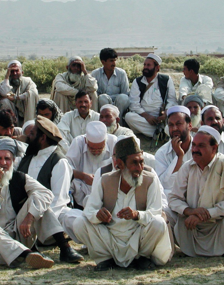 the jirga reassures their support to the security forces photo afp