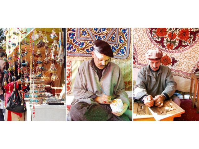 besides ornaments kashmiri shawls and woodwork were also on display photos muhammad javaid express besides ornaments kashmiri shawls and woodwork were also on display photos muhammad javaid express
