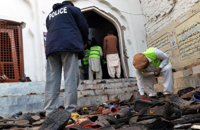 after a thorough examination of the blast site the sukkur bomb disposal squad claimed that it was not a suicide attack photo afp after a thorough examination of the blast site the sukkur bomb disposal squad claimed that it was not a suicide attack photo afp