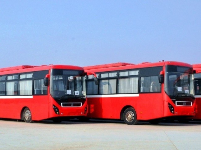 meeting called for early completion of the bus service that will be run by daewoo on the lines of ones launched in lahore and islamabad photo express