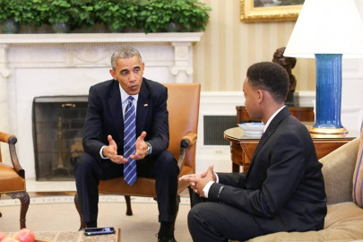 obama meets student who inspired million dollar humans of new york fundraiser