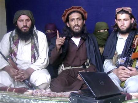 in this image taken from a video recording omar khalid khorasani c a top ttp commander gives an interview in pakistan s mohmand tribal region on june 2 2011 photo reuters