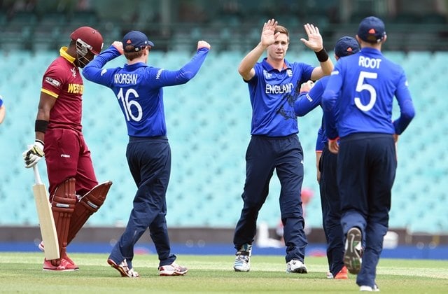 shaky start the west indies never really recovered from losing darren bravo and chris gayle for ducks in the opening over on monday photo afp