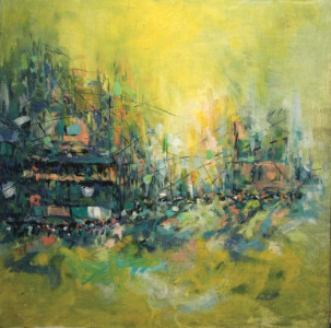 thesis exhibition recollections of the walled city showcased in paint