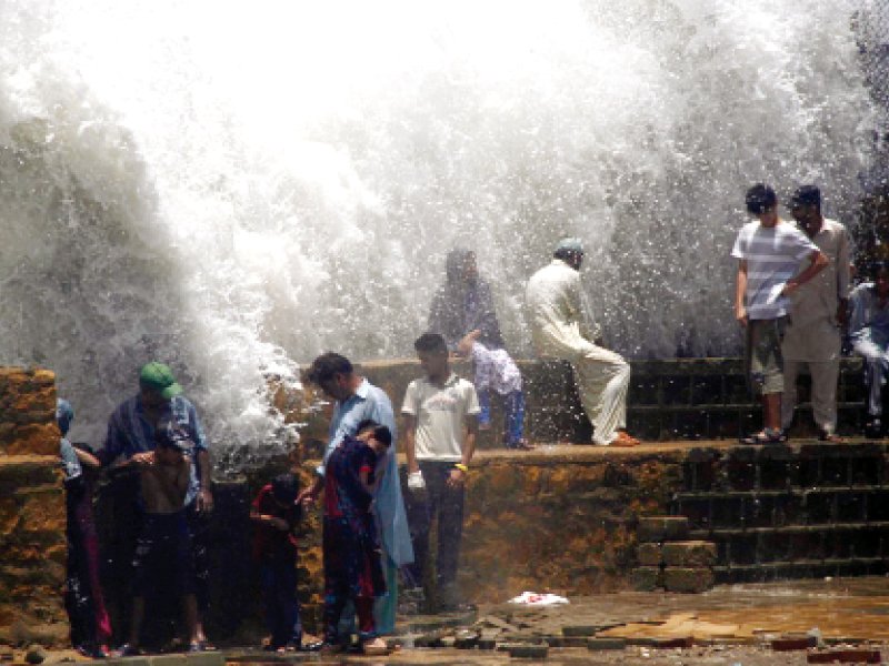 top official at national institute of oceanography says thatta and badin will also sink into water by 2050 photo irfan ali express