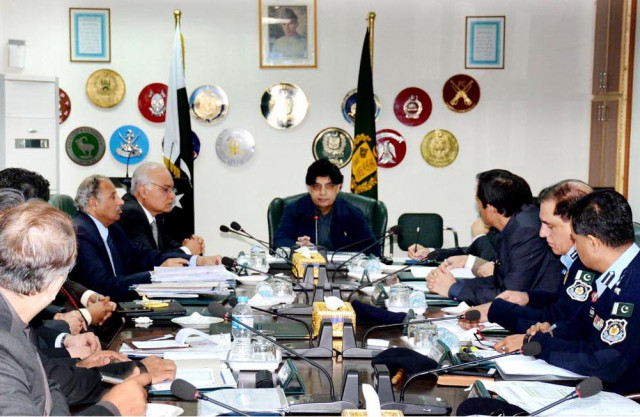interior minister chaudhry nisar ali khan chairing a meeting to review the status of implementation of national action plan in islamabad photo pid interior minister chaudhry nisar ali khan chairing a meeting to review the status of implementation of national action plan in islamabad photo pid