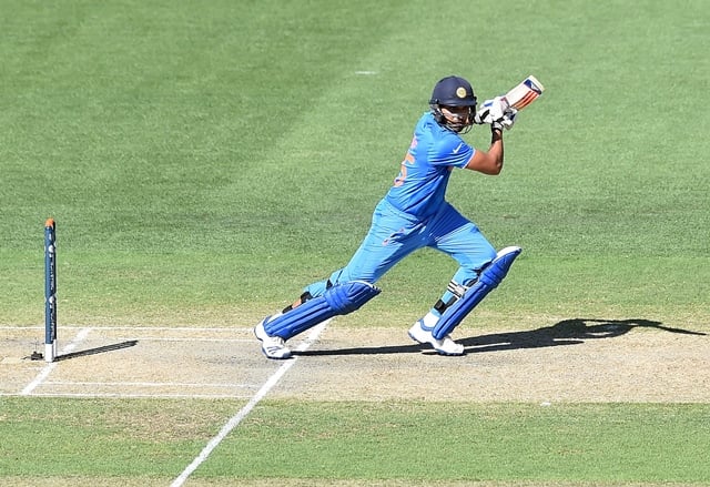 hitting big rohit sharma made 150 with 12 fours and seven sixes in india s win photo afp