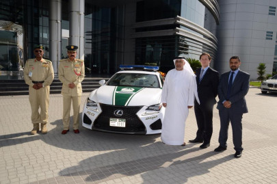 dubai police makes a lexus expansion to its fleet of super car cruisers