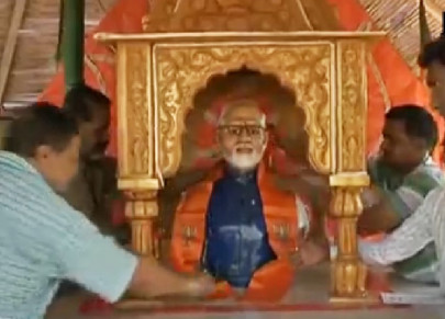 temple devoted to modi set to open in india