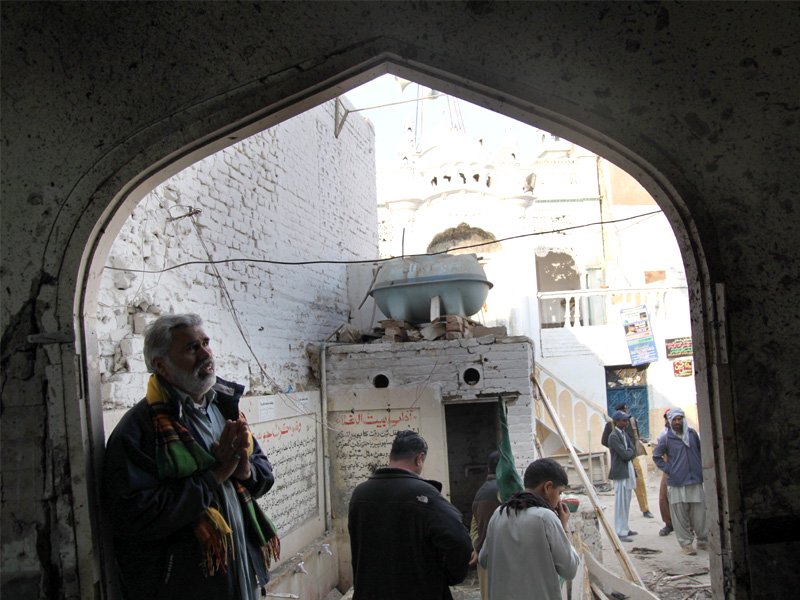 the imambargah karbala maula came under a bomb attack on january 30 the shuhada committee submitted in its report to the chief minister that all shops alongside the boundary wall of the imambargah must be demolished to ensure security photo file