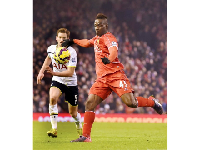balotelli came on as a replacement for sturridge and scored what turned out to be the decider with seven minutes to go to end his goalscoring drought since his 16m transfer from ac milan photo afp balotelli came on as a replacement for sturridge and scored what turned out to be the decider with seven minutes to go to end his goalscoring drought since his 16m transfer from ac milan photo afp